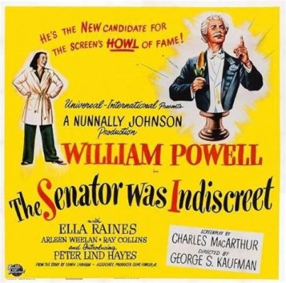 The Senator Was Indiscreet?  A Tale of Political Intrigue and Forbidden Romance!